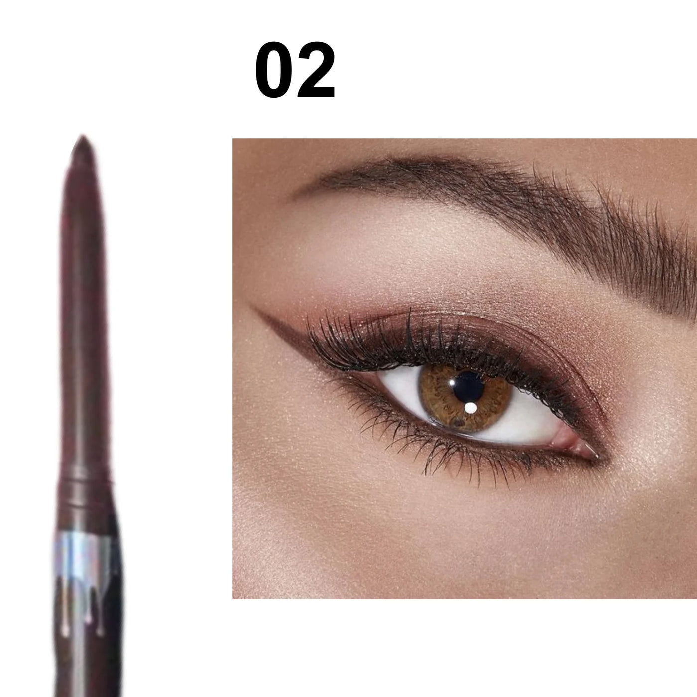 Waterproof Black Brown Eyeliner Gel Pencil