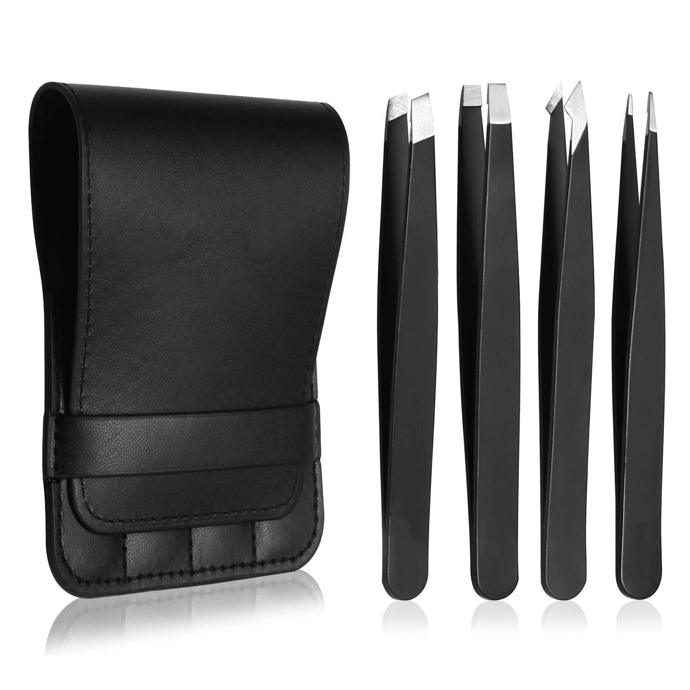 Tweezers Set 3-4pcs Premium Stainless Steel Eyebrow Precision