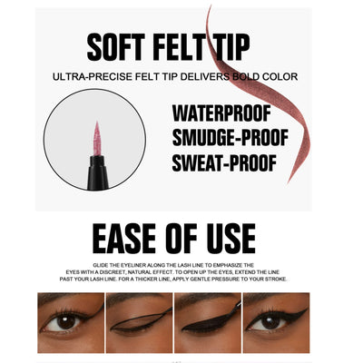 Waterproof Glitter Luster Liquid Eyeliner Pencil