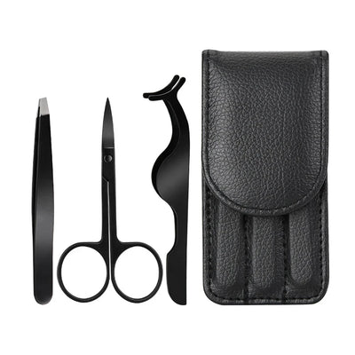 Tweezers Set 3-4pcs Premium Stainless Steel Eyebrow Precision
