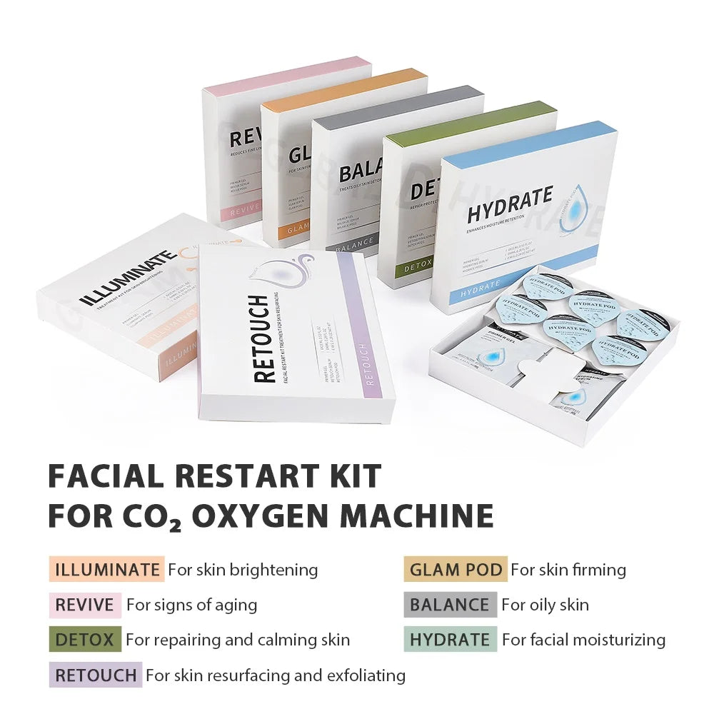 Glam Pod For Aqua Facial Machine CO2 Pods For Bubble Facial