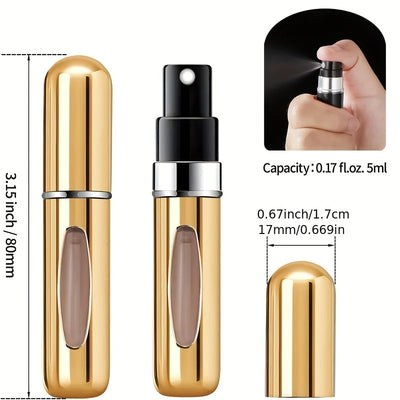 Mini Refillable Perfume Atomizer Aluminum