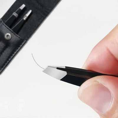 Tweezers Set 3-4pcs Premium Stainless Steel Eyebrow Precision