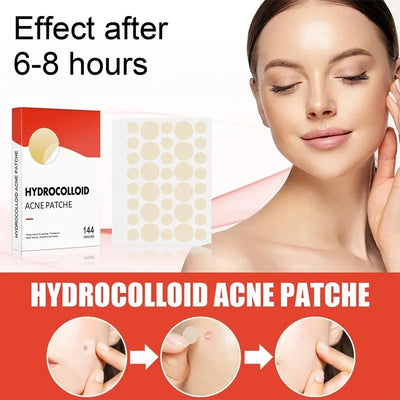 Hydrocolloid Acne Patch Facial Blemishes Pimple Marks Closed