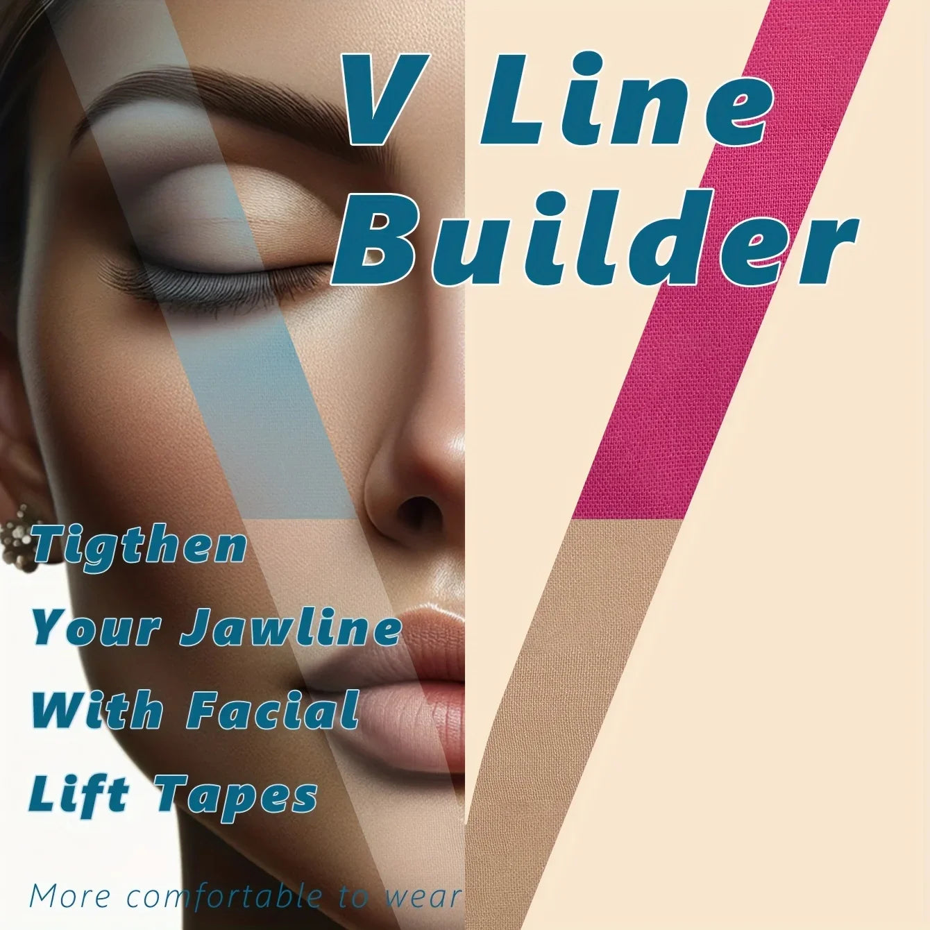 Wholesale Elastic Face Lift Tape-Instantly Lifts Sagging Jowls