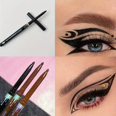 Waterproof Black Brown Eyeliner Gel Pencil