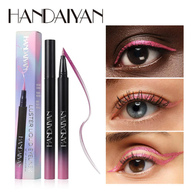 Waterproof Glitter Luster Liquid Eyeliner Pencil
