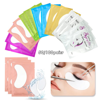 50Pairs/Lots Eye Patches Eyelash Extension