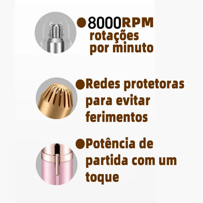New Electric Eyebrow Trimmer Mini Eye Brow Epilator Facial Hair Removal