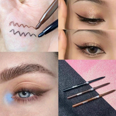 Waterproof Black Brown Eyeliner Gel Pencil