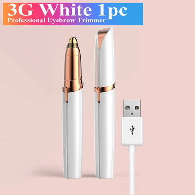 New Electric Eyebrow Trimmer Mini Eye Brow Epilator Facial Hair Removal