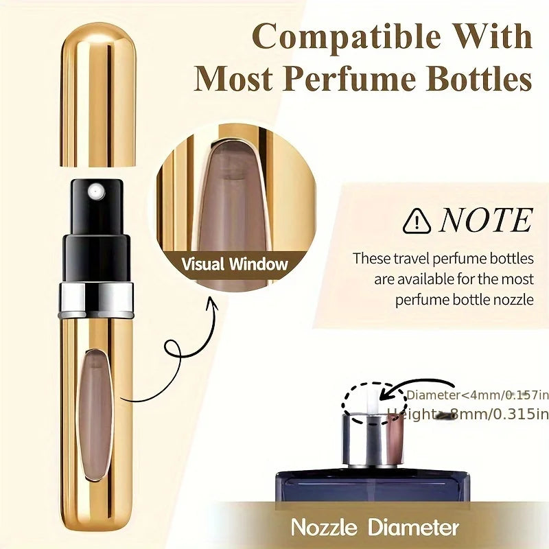 Mini Refillable Perfume Atomizer Aluminum
