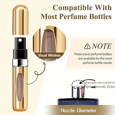 Mini Refillable Perfume Atomizer Aluminum