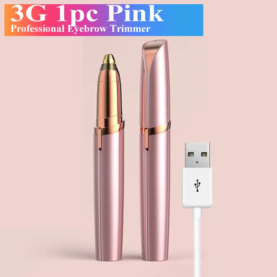 New Electric Eyebrow Trimmer Mini Eye Brow Epilator Facial Hair Removal